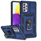 For Samsung Galaxy A72 5G / 4G Sliding Camshield Holder Phone Case(Blue) - 1