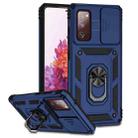 For Samsung Galaxy S20 FE Sliding Camshield Holder Phone Case(Blue) - 1