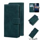 For Sony Xperia L3 Skin Feel Pure Color Flip Leather Phone Case(Green) - 1