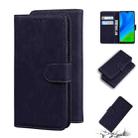 For Huawei P smart 2020 Skin Feel Pure Color Flip Leather Phone Case(Black) - 1