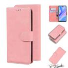 For Huawei Enjoy 10s / P Smart S / Y8p Skin Feel Pure Color Flip Leather Phone Case(Pink) - 1