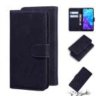 For Huawei Y5 2019 / Honor 8S Skin Feel Pure Color Flip Leather Phone Case(Black) - 1