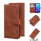 For Huawei Y5 2019 / Honor 8S Skin Feel Pure Color Flip Leather Phone Case(Brown) - 1