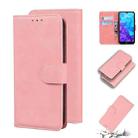 For Huawei Y5 2019 / Honor 8S Skin Feel Pure Color Flip Leather Phone Case(Pink) - 1