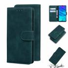 For Huawei P smart 2019 / Honor 10 Lite Skin Feel Pure Color Flip Leather Phone Case(Green) - 1