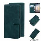 For Huawei P20 lite Skin Feel Pure Color Flip Leather Phone Case(Green) - 1