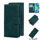 For Huawei P30 Skin Feel Pure Color Flip Leather Phone Case(Green) - 1