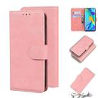 For Huawei P30 Pro Skin Feel Pure Color Flip Leather Phone Case(Pink) - 1