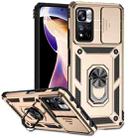 For Xiaomi Redmi Note 11 Pro Global Sliding Camshield Holder Phone Case(Gold) - 1
