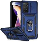 For Xiaomi Redmi Note 11 Pro Global Sliding Camshield Holder Phone Case(Blue) - 1