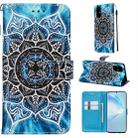 For Galaxy S20+ Colored Drawing Pattern Plain Weave Horizontal Flip Leather Case with Holder & Card Slot & Wallet&Lanyard(Undersea Mandala) - 1