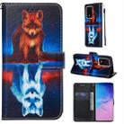 For Galaxy S20 Ultra Colored Drawing Pattern Plain Weave Horizontal Flip Leather Case with Holder & Card Slot & Wallet&Lanyard(Fox) - 1