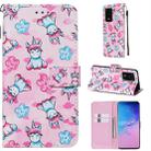 For Galaxy S20 Ultra Colored Drawing Pattern Plain Weave Horizontal Flip Leather Case with Holder & Card Slot & Wallet&Lanyard(Unicorn and Flowers) - 1
