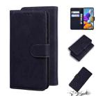 For Samsung Galaxy A21s Skin Feel Pure Color Flip Leather Phone Case(Black) - 1
