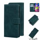 For Samsung Galaxy M51 Skin Feel Pure Color Flip Leather Phone Case(Green) - 1