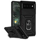 For Google Pixel 6 Sliding Camshield Holder Phone Case(Black) - 1