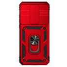 For Motorola Moto G Play Sliding Camshield Holder Phone Case(Red) - 2