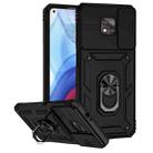 For Motorola Moto G Power 2021 Sliding Camshield Holder Phone Case(Black) - 1