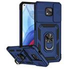 For Motorola Moto G Power 2021 Sliding Camshield Holder Phone Case(Blue) - 1