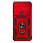 For Motorola Moto G Pure Sliding Camshield Holder Phone Case(Red) - 2