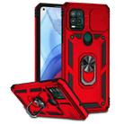 For Motorola Moto G Stylus 5G Sliding Camshield Holder Phone Case(Red) - 1