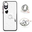 For Samsung Galaxy A03 Core Starry Sky Epoxy TPU Phone Case with Ring Holder(Heart) - 1