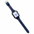 Small Waist Silicone Watch Band For Apple Watch Series 8&7 41mm / SE 2&6&SE&5&4 40mm / 3&2&1 38mm(D) - 1