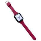 Small Waist Silicone Watch Band For Apple Watch Series 9&8&7 41mm / SE 3&SE 2&6&SE&5&4 40mm / 3&2&1 38mm(H) - 1