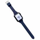 Small Waist Silicone Watch Band For Apple Watch Ultra 49mm&Watch Ultra 2 49mm / Series 9&8&7 45mm / SE 3&SE 2&6&SE&5&4 44mm / 3&2&1 42mm(D) - 1