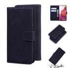 For Samsung Galaxy S20 FE/S20 Lite/S20 FE 5G Skin Feel Pure Color Flip Leather Phone Case(Black) - 1