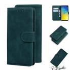 For Samsung Galaxy S10e Skin Feel Pure Color Flip Leather Phone Case(Green) - 1