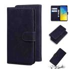 For Samsung Galaxy S10e Skin Feel Pure Color Flip Leather Phone Case(Black) - 1