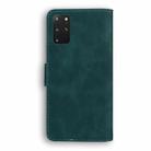 For Samsung Galaxy S20+ Skin Feel Pure Color Flip Leather Phone Case(Green) - 3