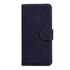 For Samsung Galaxy S21 Ultra 5G Skin Feel Pure Color Flip Leather Phone Case(Black) - 2