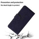 For Samsung Galaxy S21 Ultra 5G Skin Feel Pure Color Flip Leather Phone Case(Black) - 5