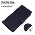 For Samsung Galaxy S21 Ultra 5G Skin Feel Pure Color Flip Leather Phone Case(Black) - 6