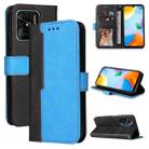 For Xiaomi Redmi 10C / Redmi 10 India Stitching-Color Horizontal Flip Leather Case(Blue) - 1