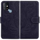 For Infinix Hot 10 X682 Tiger Embossing Pattern Horizontal Flip Leather Phone Case(Black) - 1