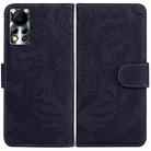 For Infinix Hot 11S NFC X6812B Tiger Embossing Pattern Horizontal Flip Leather Phone Case(Black) - 1