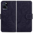 For Infinix Note 10 Pro X695 Tiger Embossing Pattern Horizontal Flip Leather Phone Case(Black) - 1