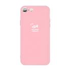 For iPhone 6s / 6 Small Fish Pattern Colorful Frosted TPU Phone Protective Case(Pink) - 1