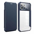 For iPhone 11 Magnetic Flip Leather Phone Case (Blue) - 1