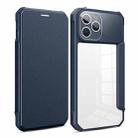 For iPhone 11 Pro Max Magnetic Flip Leather Phone Case (Blue) - 1