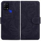 For Tecno Pova LD7 Tiger Embossing Pattern Horizontal Flip Leather Phone Case(Black) - 1