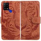 For Tecno Pova LD7 Tiger Embossing Pattern Horizontal Flip Leather Phone Case(Brown) - 1