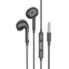 hoco M92 Plumelet Wire-controlled Earphone with Mic(Black) - 1