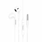 hoco M92 Plumelet Wire-controlled Earphone with Mic(White) - 1