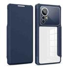 For Xiaomi 12 5G Magnetic Flip Leather Phone Case(Blue) - 1