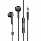 hoco M93 Wire-controlled Earphone with Mic(Black) - 1