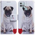 For Infinix Hot 10i / Smart 5 Pro X659B / PR652B / S658E Coloured Drawing Leather Phone Case(Pug) - 1